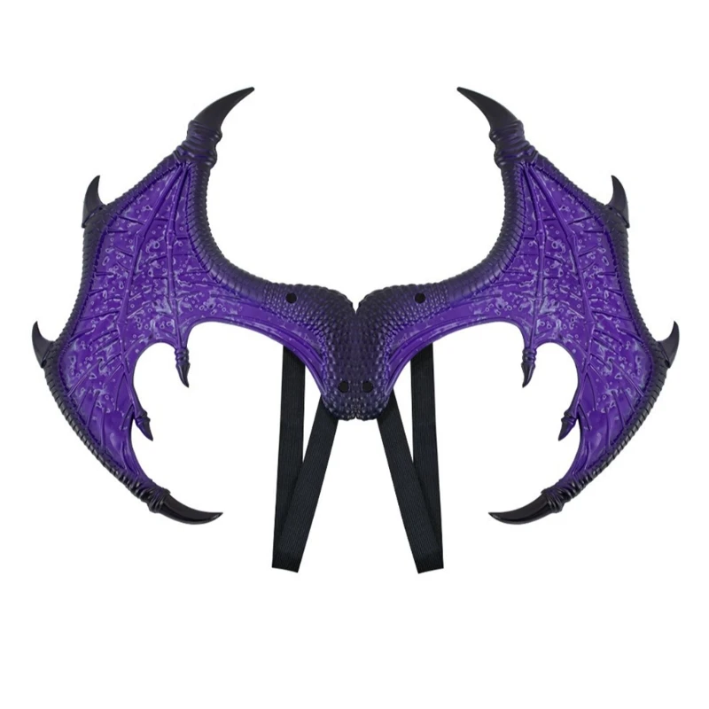 2025 Neues Halloween-Drachenkostüm mit Drachenflügel, Schwanz und Maskenzubehör, Dinosaurier-Cosplay-Kostüm für Kinder, Mädchen,