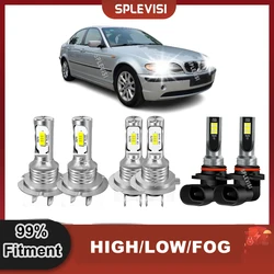 H7 H7 9006 Car LED Headlight High Low Beam Foglamp Bulbs For BMW 3 Series E46 Coupe 1999-2006 2000 2001 2002 2003 2004 2005