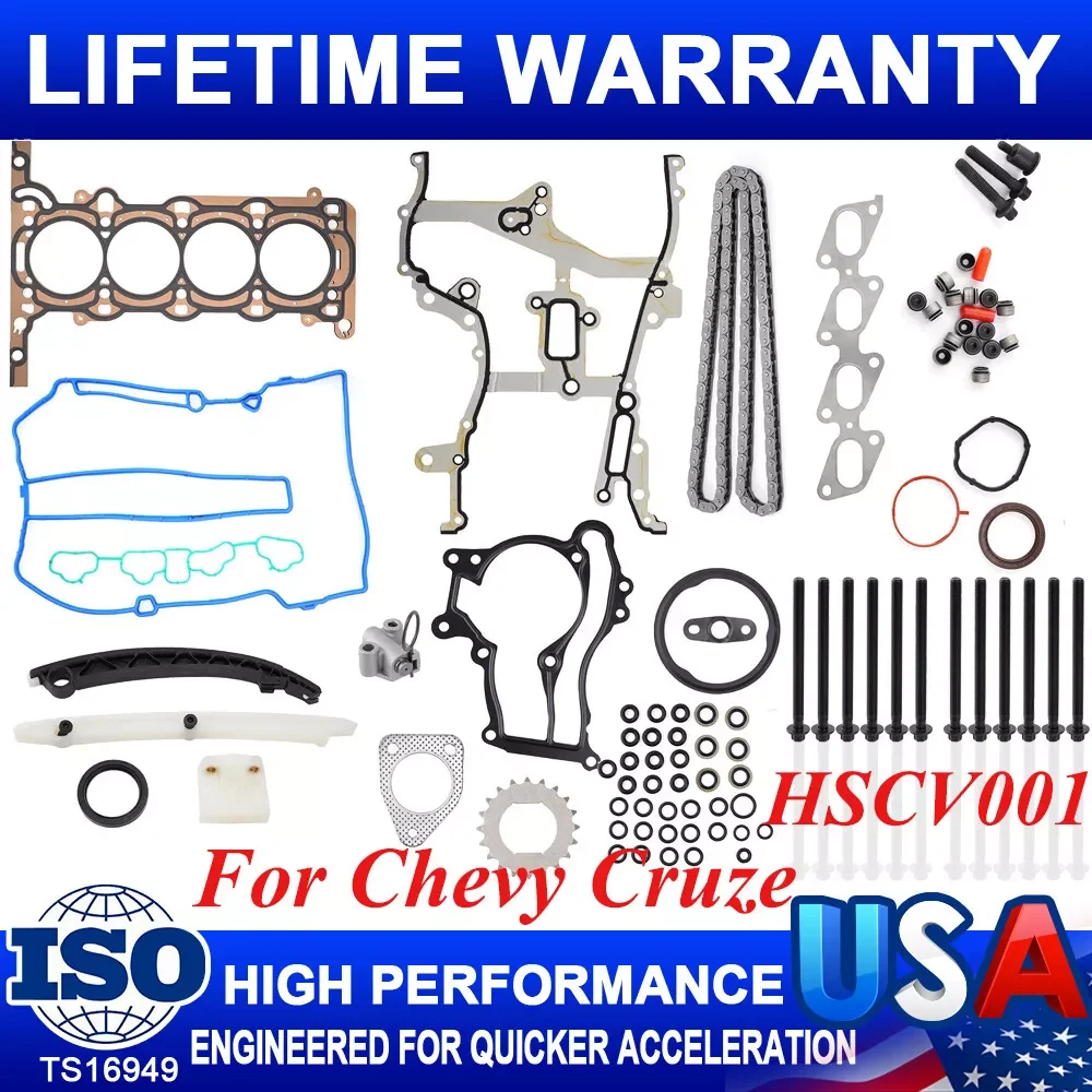 Timing Chain Kit Fit For Buick Chevrolet Cruze Sonic Trax 2011-2016 Turbo 1.4L