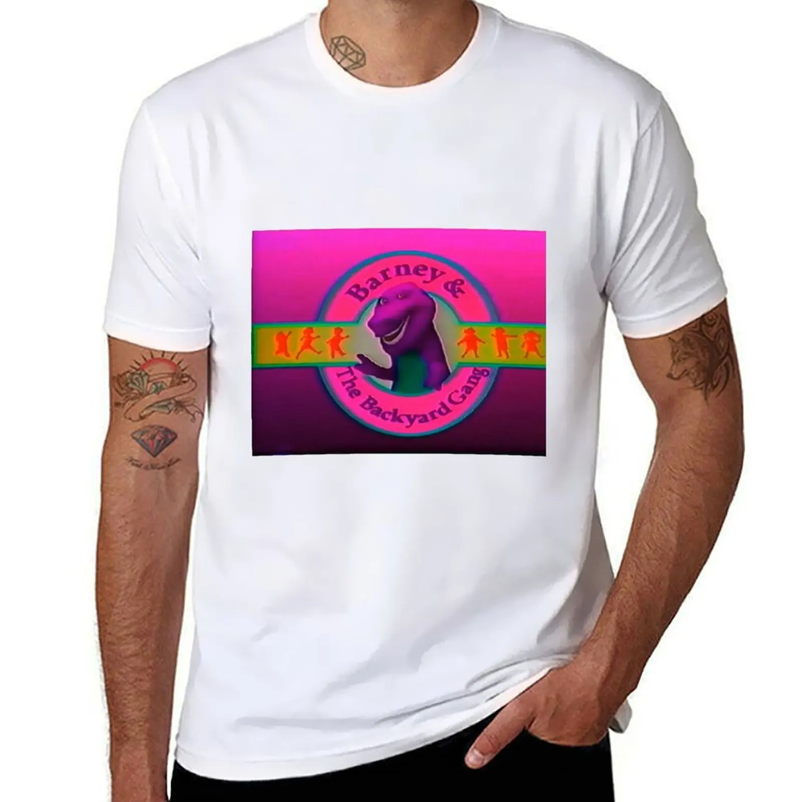 

shirts Gang cotton shirts &The g for t T-Shirt t Barney man Backyard men man