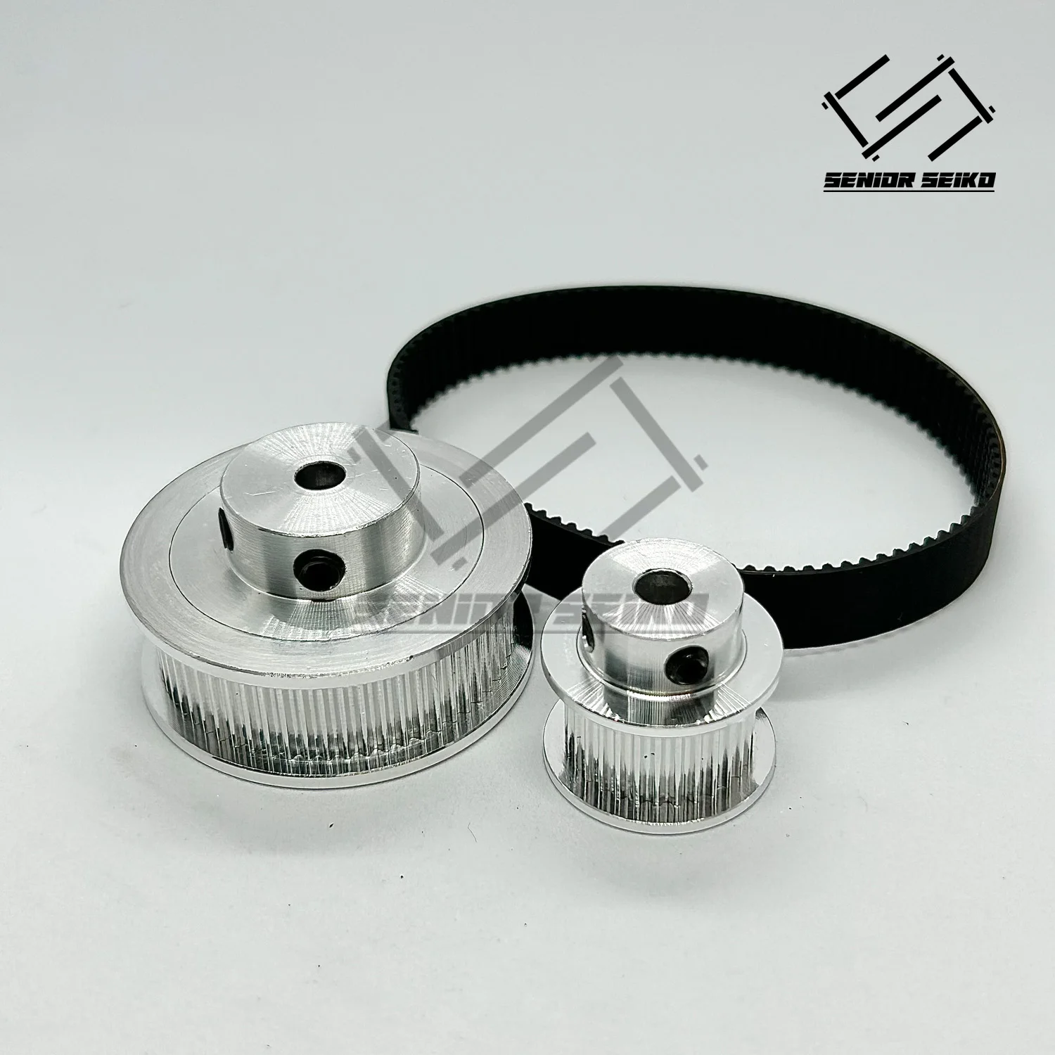 2GT 2M 30Teeth 60T GT2 60Teeth 30T Timing Belt Pulley Set Belt Width 6mm Bore 5~14mm 2:1 Wheel Synchronous Pulley Belt Kit