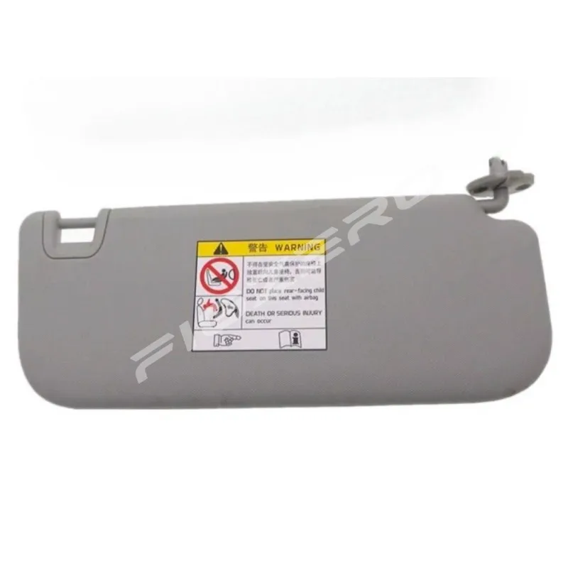 Second-hand Front Windscreen Sun Visor with Make-up Mirror Assembly Used 1pc Gray for SUZUKI SX4