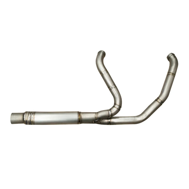 

STLF Custom 2017- Начальная туристическая выхлопная система мотоцикла, головные трубки из титанового сплава, внутренний сердечник, новый состояние-для Road Glide 2024 года