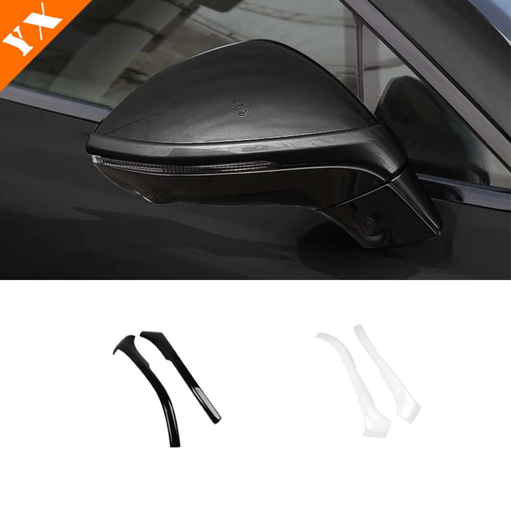 

For BYD Denza Z9 GT 2025 2026 ABS Black Car Rearview Mirror Decorative Strip,Car side mirror strip,Car Door Anti-Collision Strip