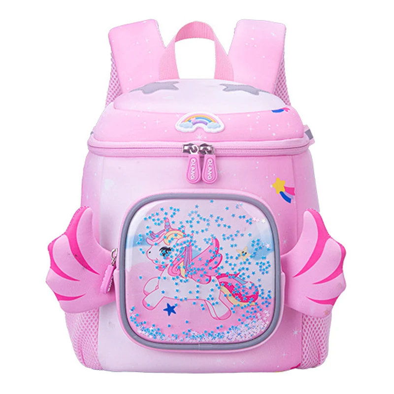 Girls\' Pink UnicornSchool Backpacks For Kindergarten Children Kids School Bags Students Pack Mochilas Kawaii Schoolbag Bolsa