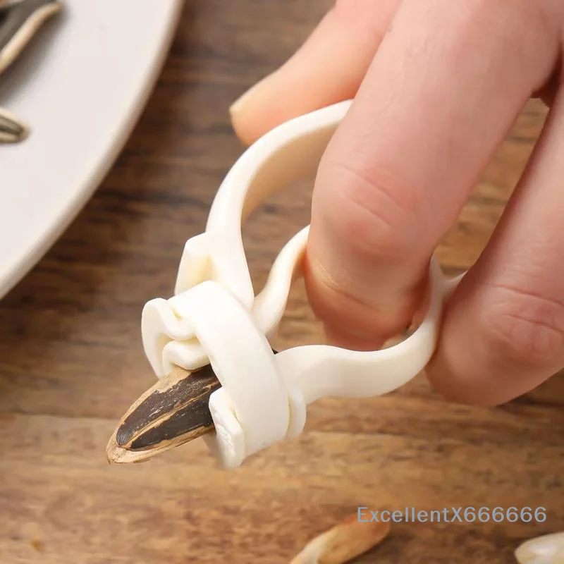 Sunflower Seed Peeling Pliers Easy Shell Remover Tool Non Slip Grip Durable Nut Cracker for Kids Adults Home Party Snack