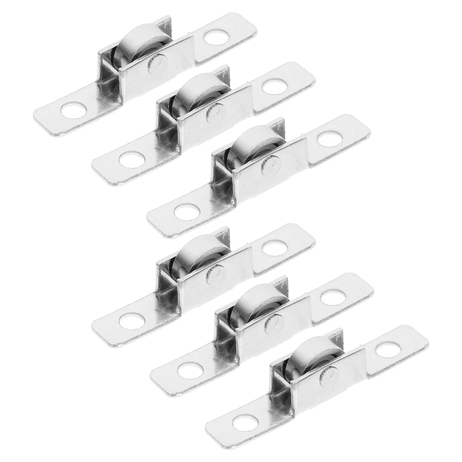 

6pcs Sliding Door Track Replacement Smooth Silent Strong Load Window Screen Parts Drawer Roller Pulley Cabinet Wheels Metal