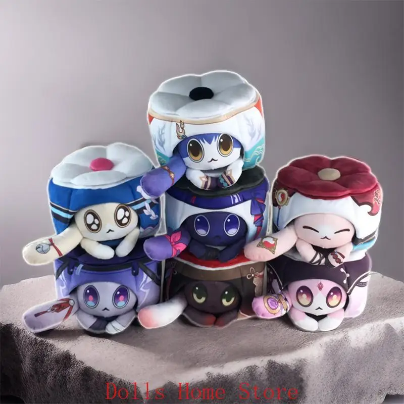 Hot Game Honkai Star Rail Yunli Jiao qiu Fu Xuan Moze Fugue Cosplay Accessories Cat Plush Anime Cartoon Pillow Halloween Gift