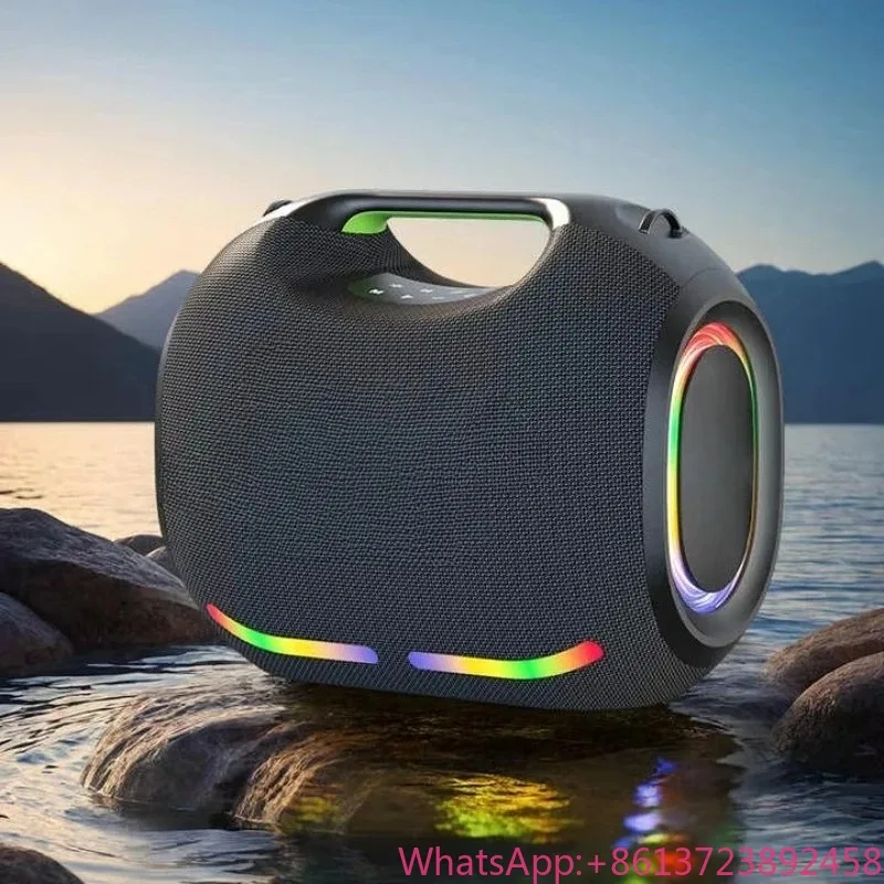 ZE21 Portable Speaker with 250 Watt Subwoofer Wireless Outdoor with WiFi Bass Vibration Waterproof Mini Stereo Speaker