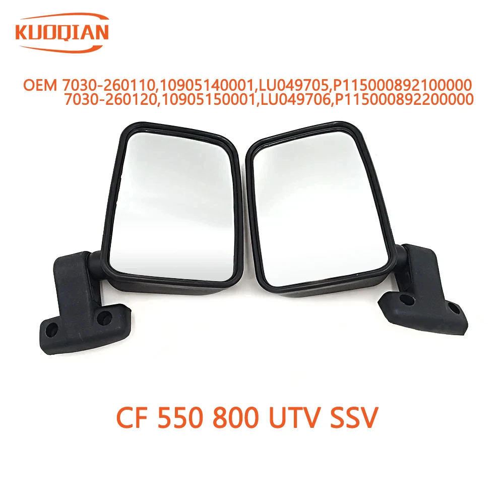 Terno de espelho traseiro esquerdo e direito para peças sobressalentes CF CF 800 Z8 7030- 260110   7030- 260120   2 PCS 1 PAR P 115000892100000