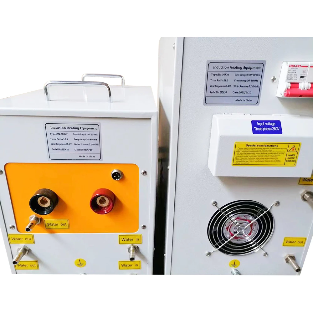 30KW 30-80KHz High Frequency Induction Heater Furnace LH-30AB Fast Shipping High Quality