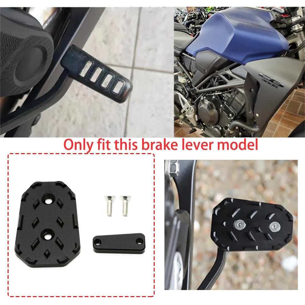 

Подходит для Honda CB300F CB300R CB 300F 300R 250R 150R ABS 2019-2026, удлинитель рычага ножного тормоза мотоцикла, увеличитель, расширение