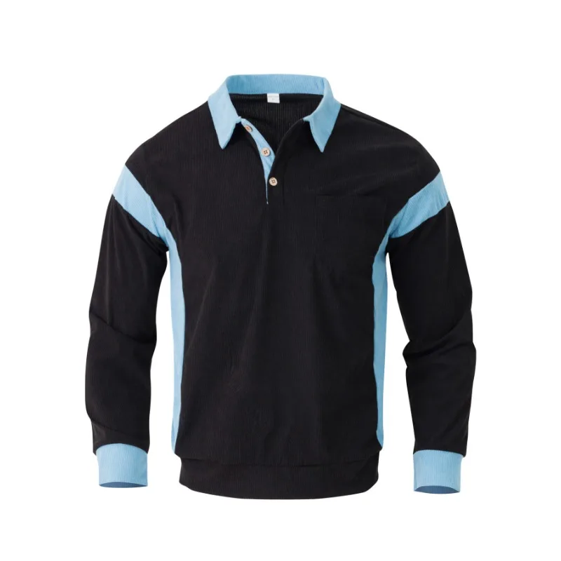 Men's Slim Fit Dress Shirts Solid Color Long Sleeve Button Down Formal Business Casual Shirt with Chest Pocket