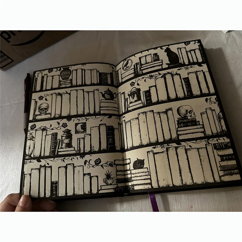 Exquisite-Conquest Journals Waiting For The Night Readers Journal Gothic Inspired Journaling For Reading image 4