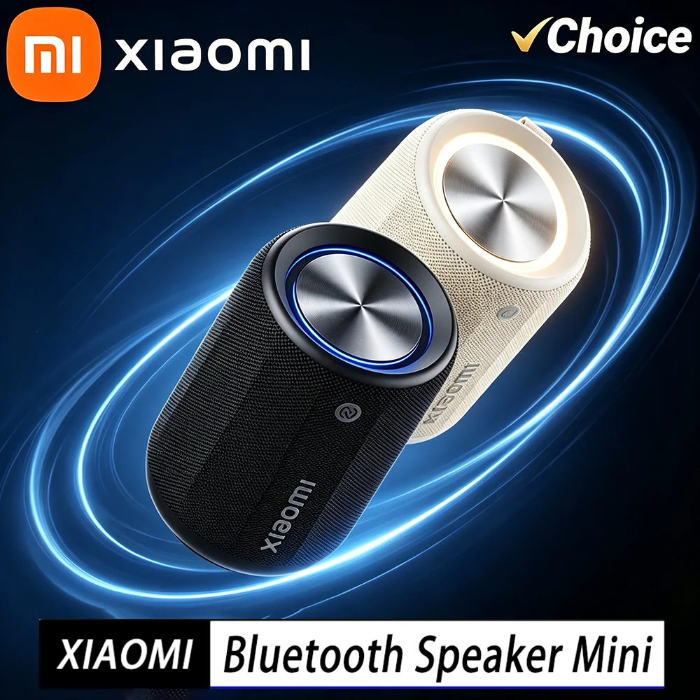 Xiaomi Bluetooth Speaker Mini ASM01A Bluetooth 5.3 RGB  Light IP67 360°Omnidirectional Stereo Outdoor Portable Sound Mi Home APP