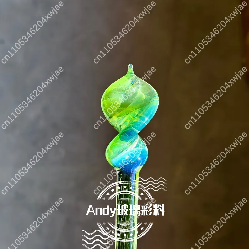 Heat Resistant Photochromic Green Hard Borosilicate Glass Rod Colored Glaze Material For Professional Lampworking Glass Craft