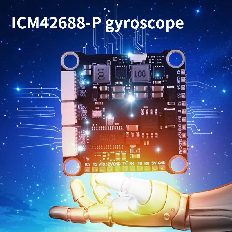 HPXGRC F722 Flight Controller ICM42688P With 55A/60A/70A 4in1 Brushless ESC Stack 30.5x30.5mm for For FPV Freestyle Racing Drone