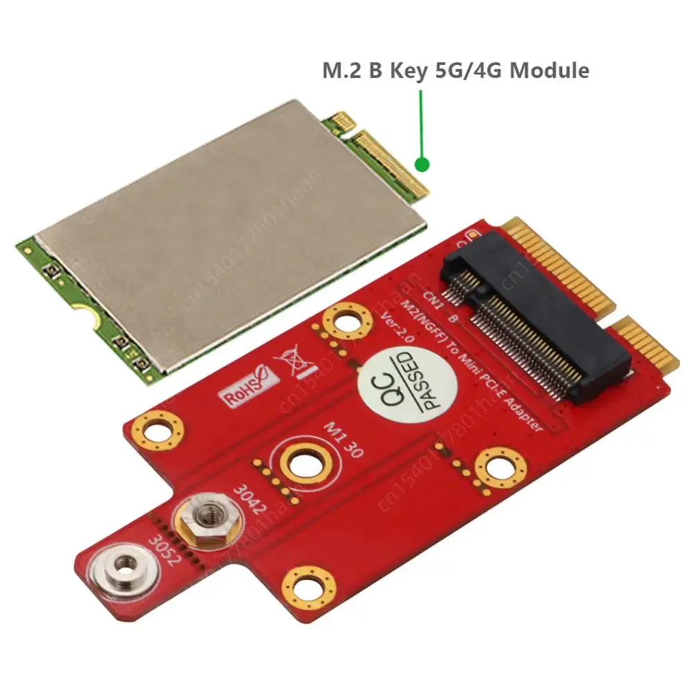 M.2 Key B to Mini PCI-e adattatore NGFF M2 a Mini PCI Express PCIe for 3G 4G 5G modulo M2 a Mini Pcie Converter Riser slot MPCIe