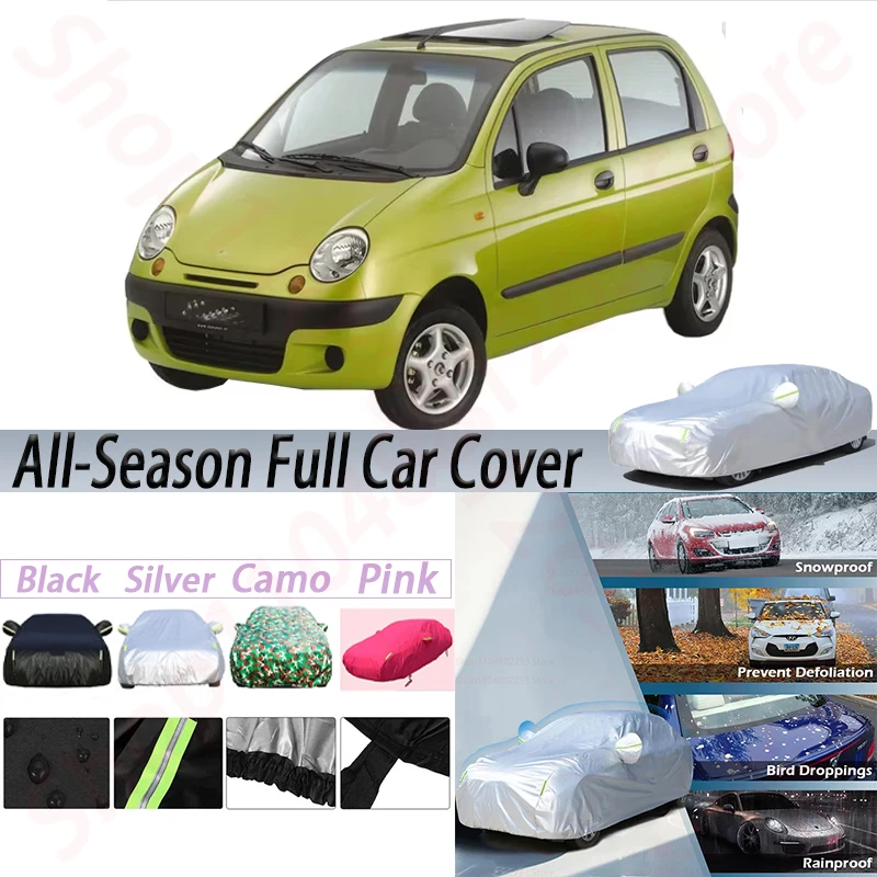 

Waterproof Car Covers For Daewoo Matiz Outdoor Sun Shade Anti-UV Snow Rain Resistant Auto Cover Dustproof
