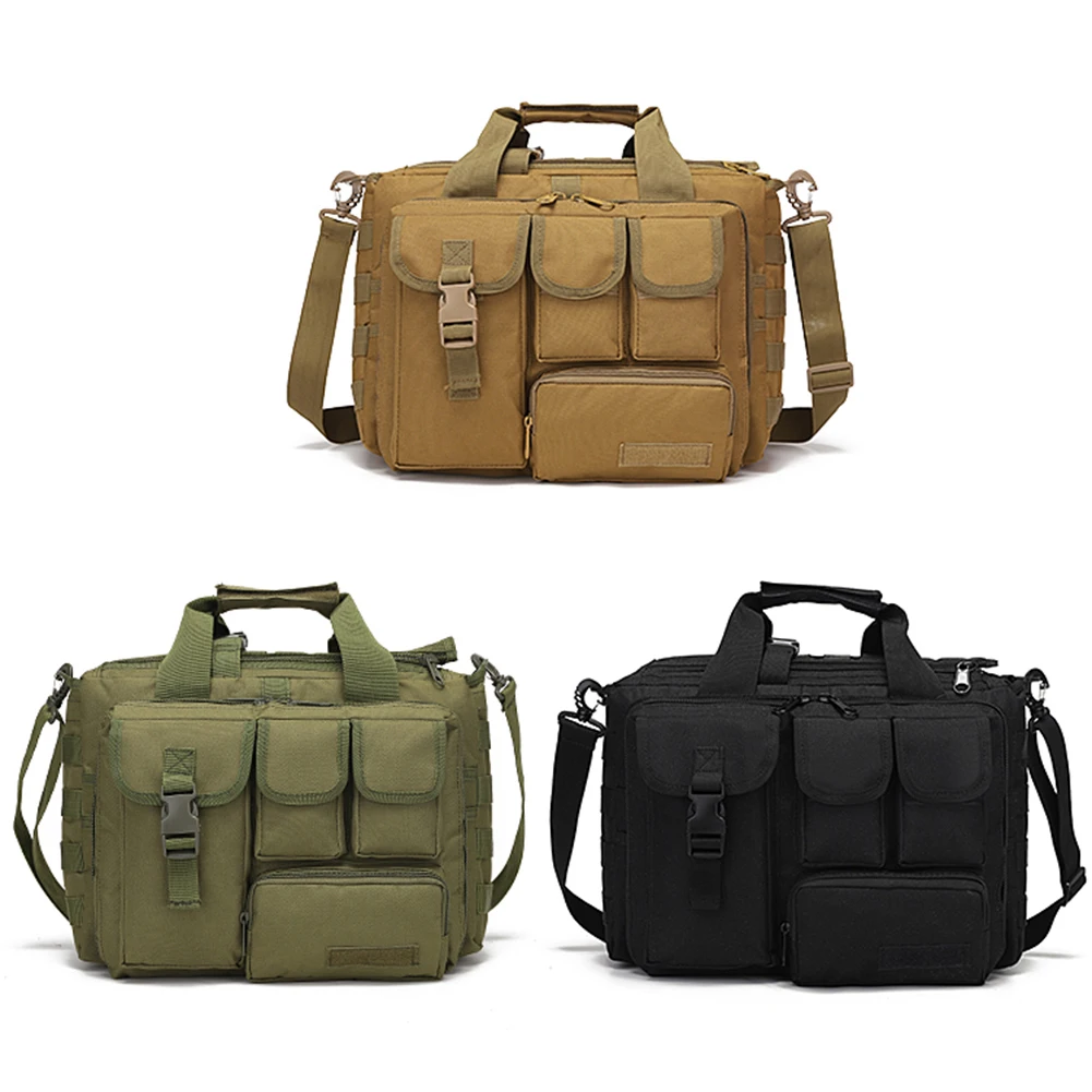 Tactique Sling Bag Pack Mult-Pockets Military Sling Shoulder Bag Multi-functional MOLLE for Hunting Climbing Cycling