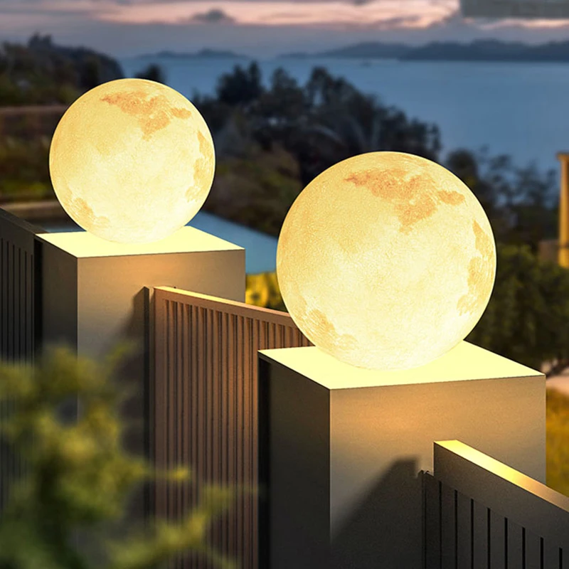 Luminous Ball Light Solar LED Column Light Outdoor Lighting Non Solar Light Outdoor Garden Decoration Outdoor Garden Light