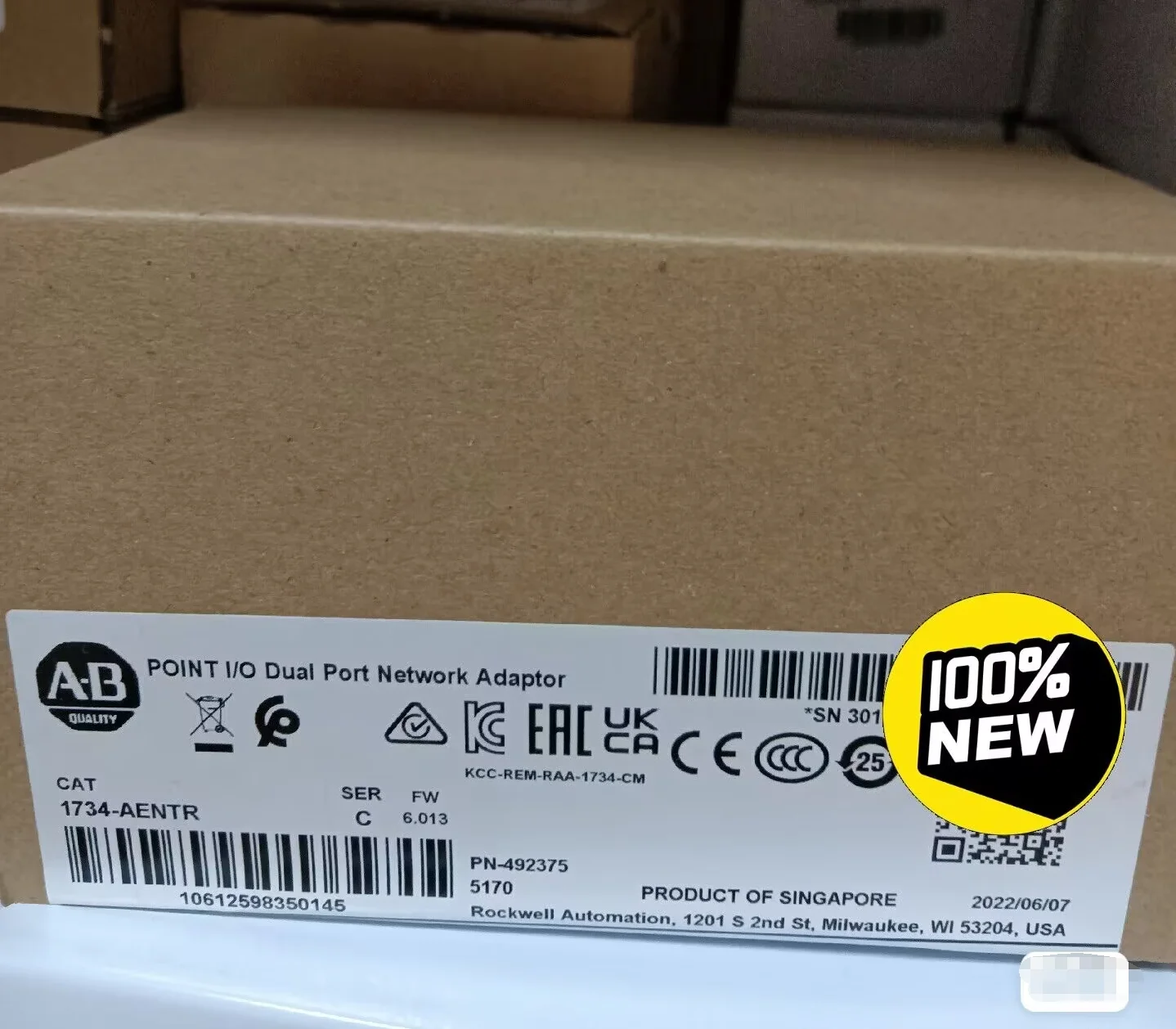 

1PC NEW AB 1734-AENTR 1734AENTR C IN BOX BRAND