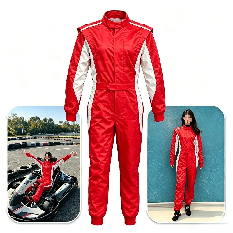 Racing Suit Jumpsuit Kart Jumpsuit Off-road Beach Car Practice Suit Motorcycle Riding Suit
