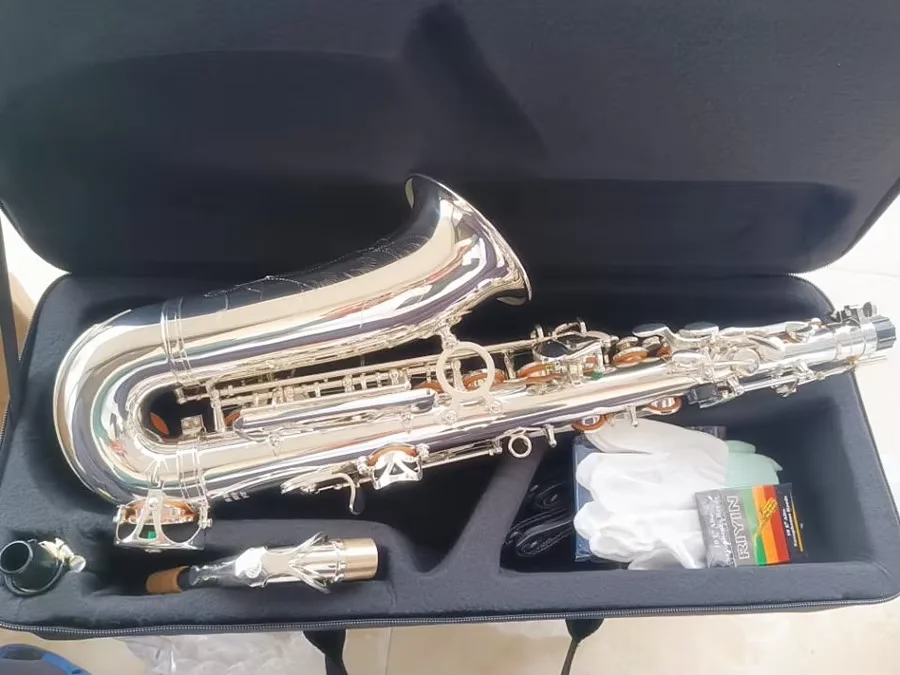 Jupiter JAS-700Q Alto Saxophone silver-plated E-Flat High Quality Eb Saxophone Music Instrument with Case for Musicians