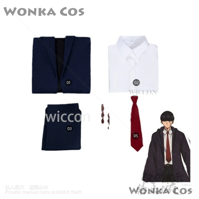 Anime Mashle And Muscles Cosplay Magic Costume Mash Lance Lemon Dot Finn Easton Magic Academy Magic Uniform Wigs Cos