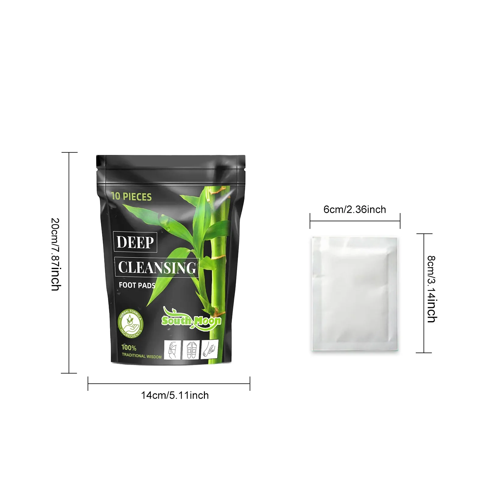 Foot Pads 10/50/100 Pcs Deep Cleansing Foot Pads Natural Ingredients Natural Vinegar And Powder Foot Pad