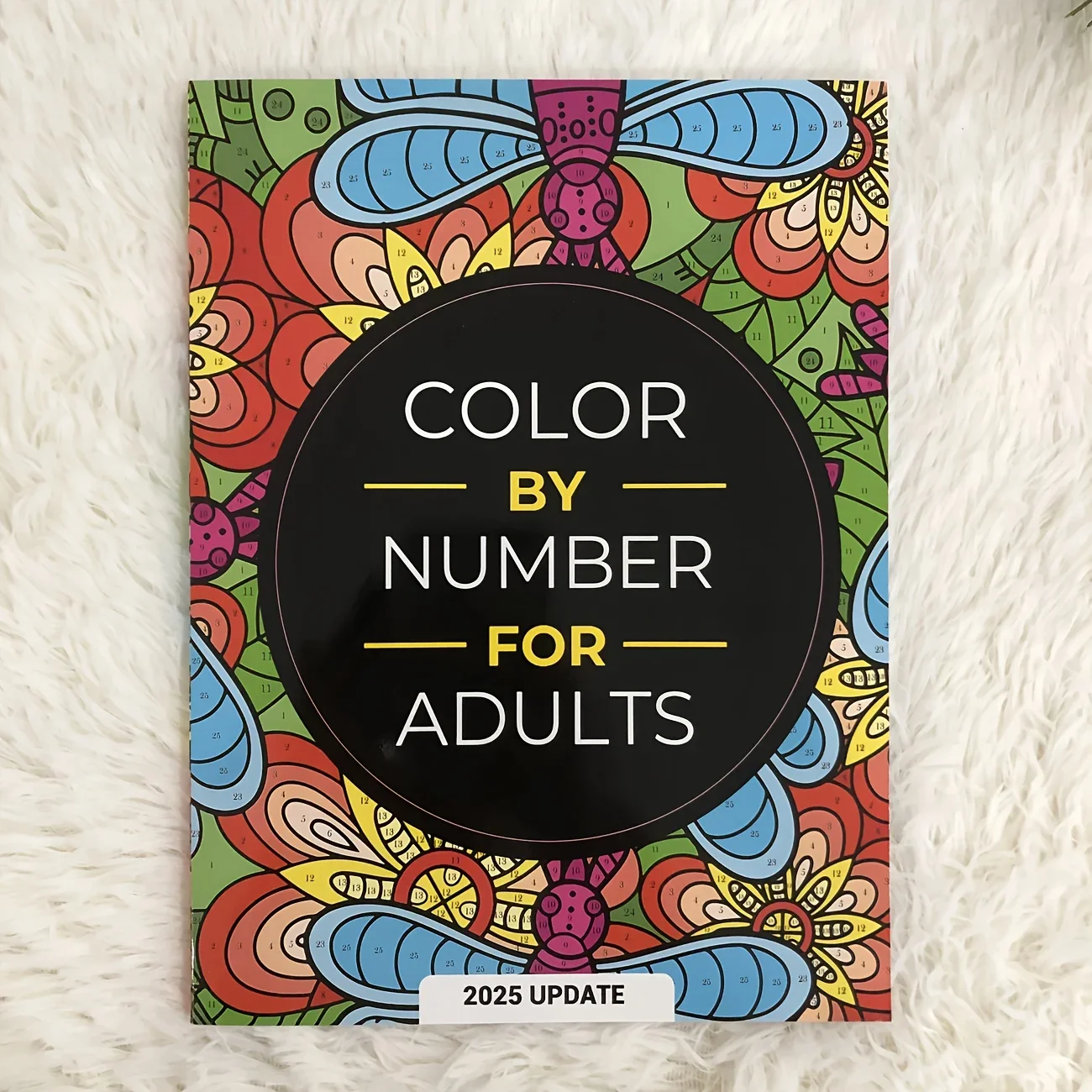2025 Update: Mandalas Color By Numbers for Adults Stress-Relief Art Relax Book with Intricate Designs, Vibrant Patterns Book