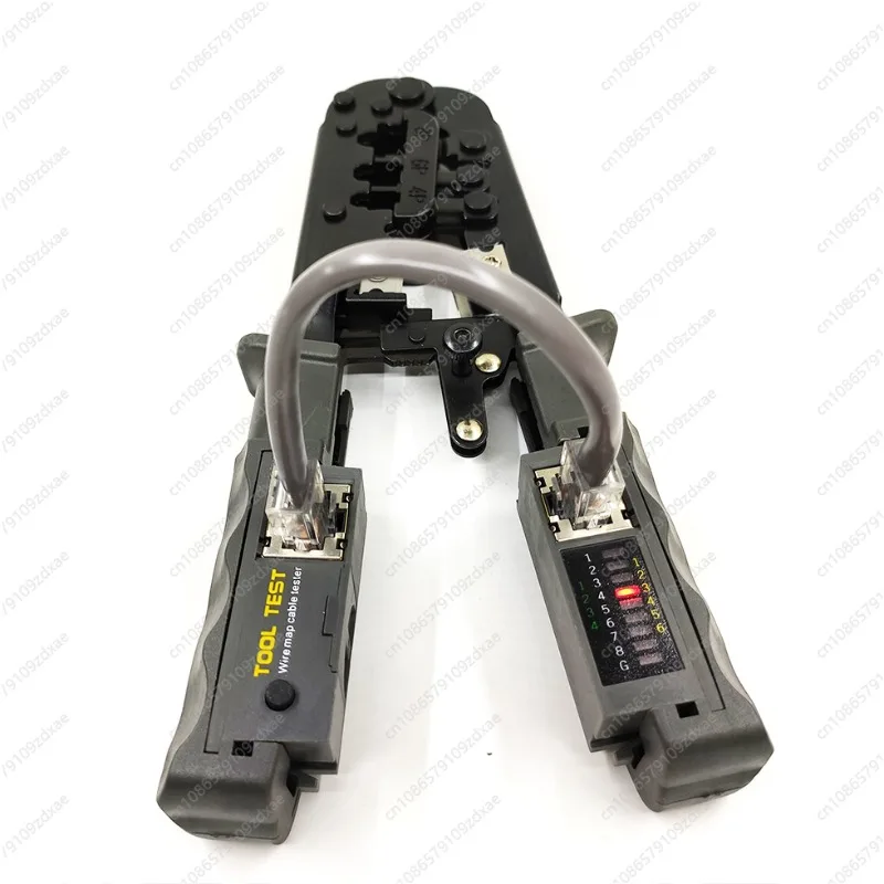 Three-purpose multi-function network pliers are suitable for network cable, telephone line on-off crystal head test