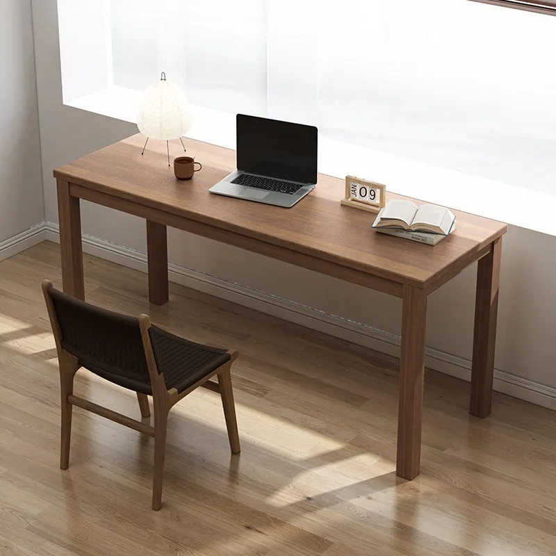 

Длинный стол из массива дерева, устанавливаемый у стены, узкий стол-пюпитр, двойной стол, компьютерный стол для домашнего кабинета, ретро-верстак.