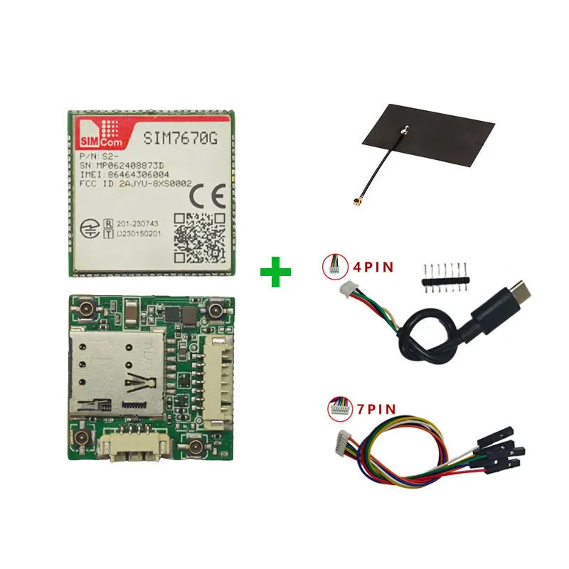 SIMcom SIM7670G/E/NA Core Board - Global Version Qualcomm Chip Data+GNSS Optional - Voice-Free LTE Cat1 Modem in Stock