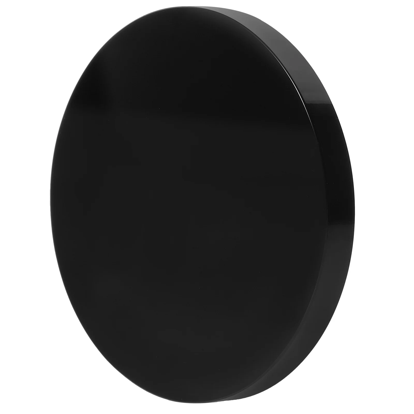 

1pc Black Scrying Mirror Obsidian Stone Round Table Decor For Home Office Desk Feng Shui Divination Board Gothic Aesthetic