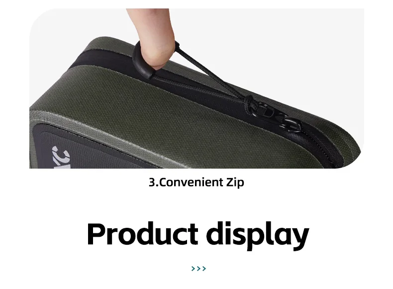 CXWXC TPU Fahrradsatteltasche 0,6L Selbstverriegelnde Knopf-Hecktasche Tragbare BOA Fahrradtasche Wasserdichte Verstärkte Mini-Fahrradtaschen – Detail 10