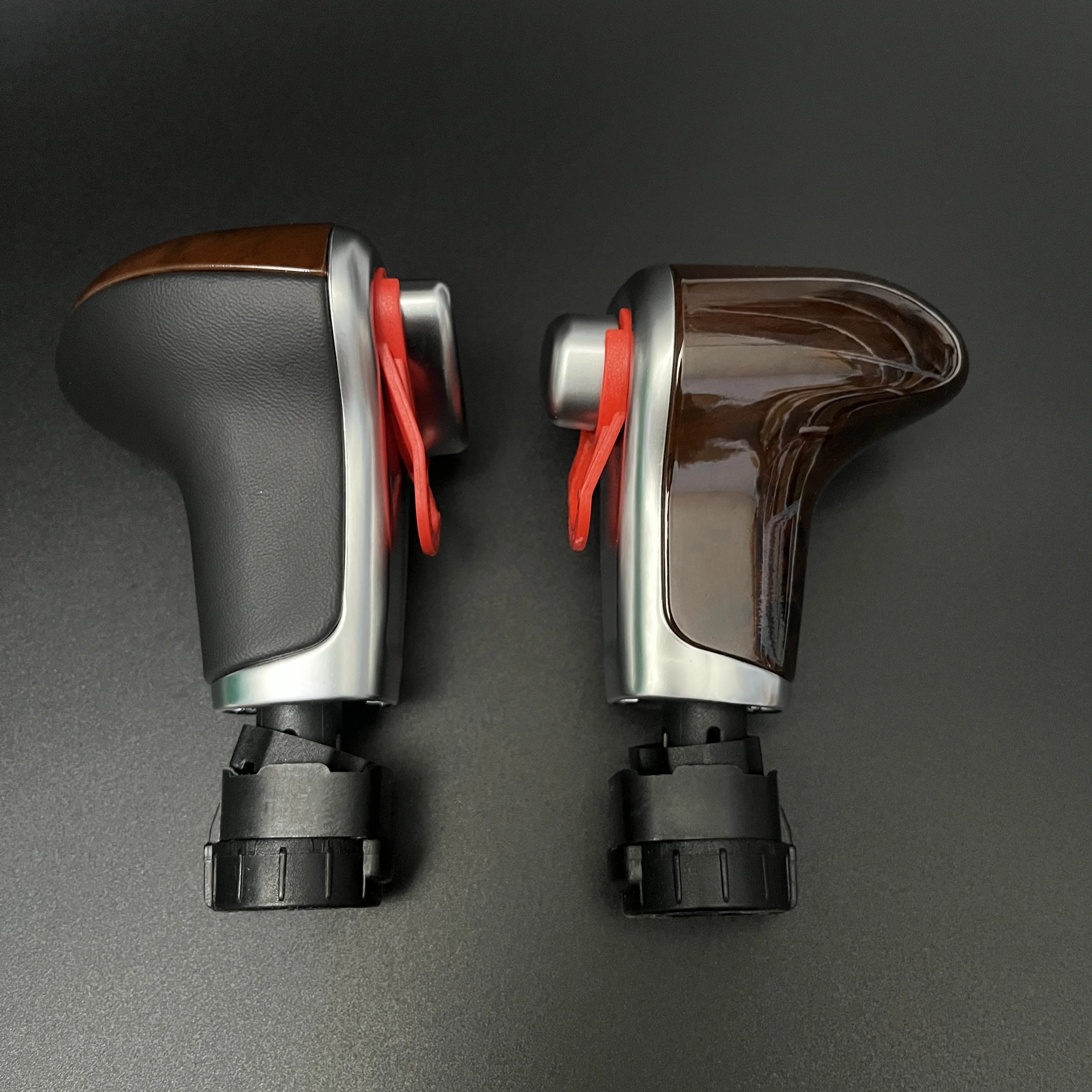 Schaltknauf aus Pfirsichholz und Leder für AUDI Q7 Q5 A3 A4 A5 A6 A7 C6 C7 4G1 713 139 4G1713139 Autozubehör – Detail 2
