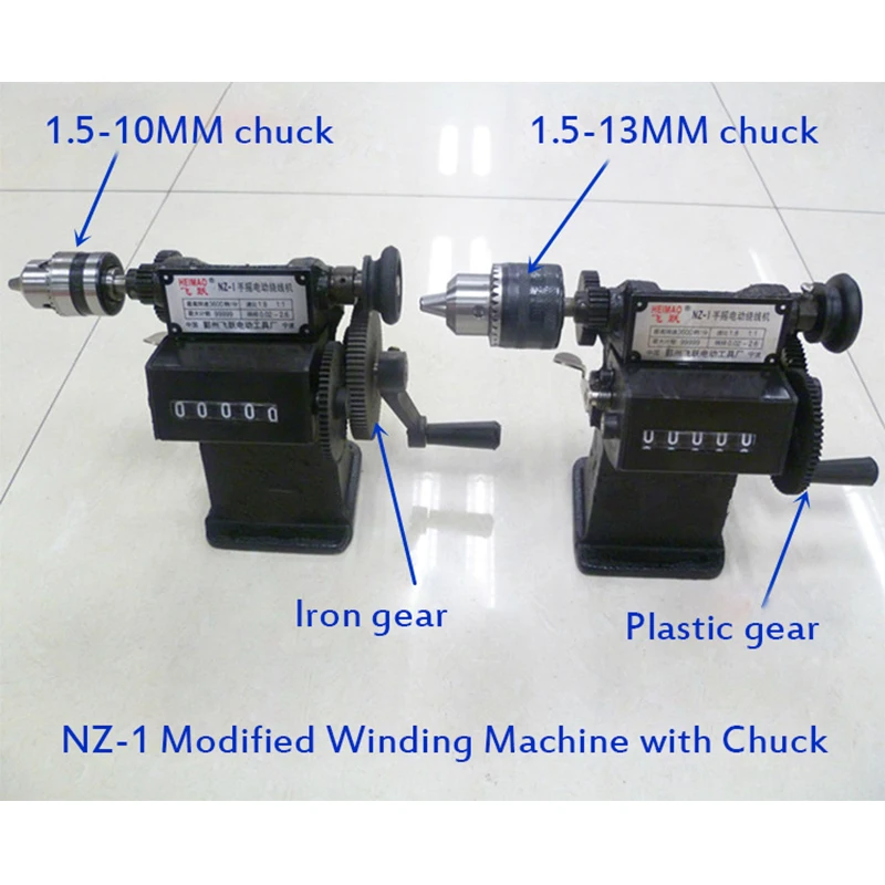 NZ-1 NZ-5 Manual Winding Machine Dual-purpose Hand Coil Counting Winding Machine Hand-Handed Shake Count/Digital Display Winder