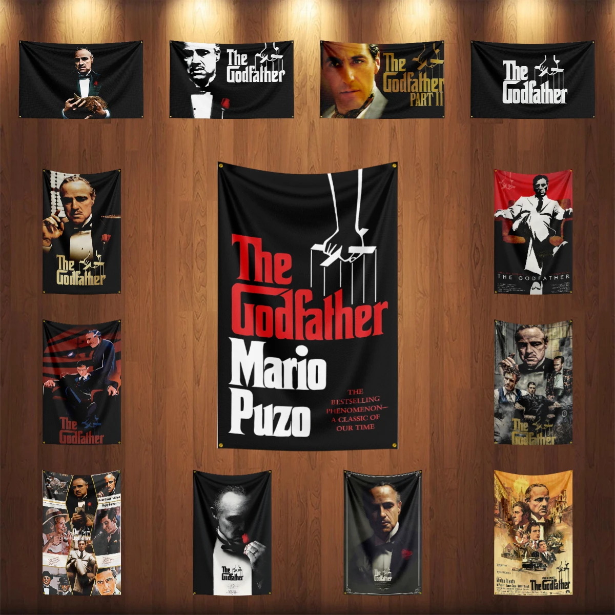 

3x5 Ft T-the godfathers Plays Flag Classic Movie Flag Wall Hanging Banner Decor Movie Poster