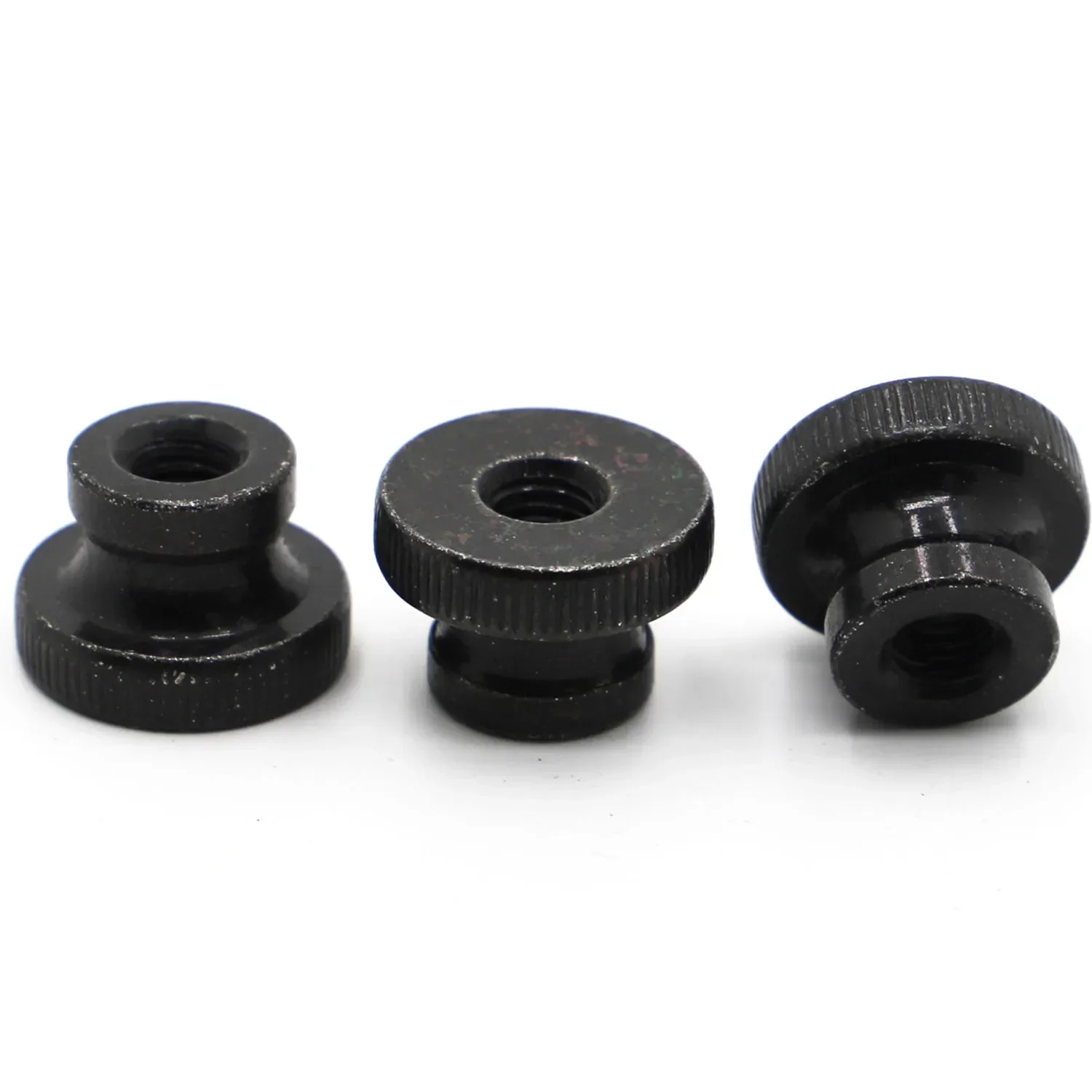 M3 M4 M5 M6 M8 M10 Black Carbon Steel Knurled Thumb Nut Iinstrument Hand Tighten Nut 3d Printer Parts Curtain Wall DIN466B GB806