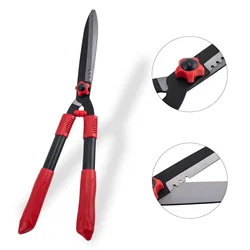 Garden Hedge Shears with Carbon Stainless Steel Sharpness Straight Elbow Tools Fruit Picking Household Weed Pruning Scissors