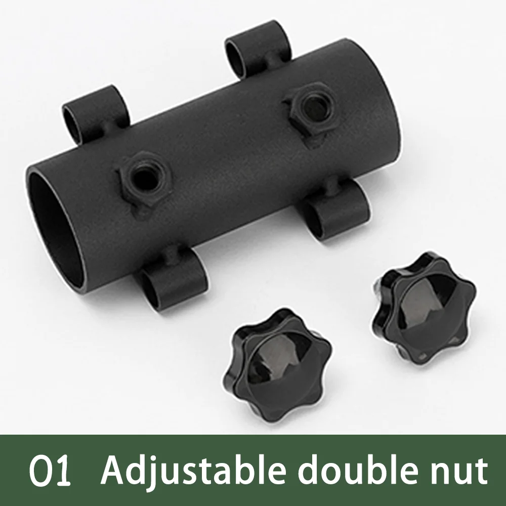 حامل عمود مظلة قابل للتعديل للتخييم في الهواء الطلق، دعامة قطرية كبيرة، ملحقات مظلة خيمة التخييم، قاعدة أنبوب تثبيت الدعامة #3