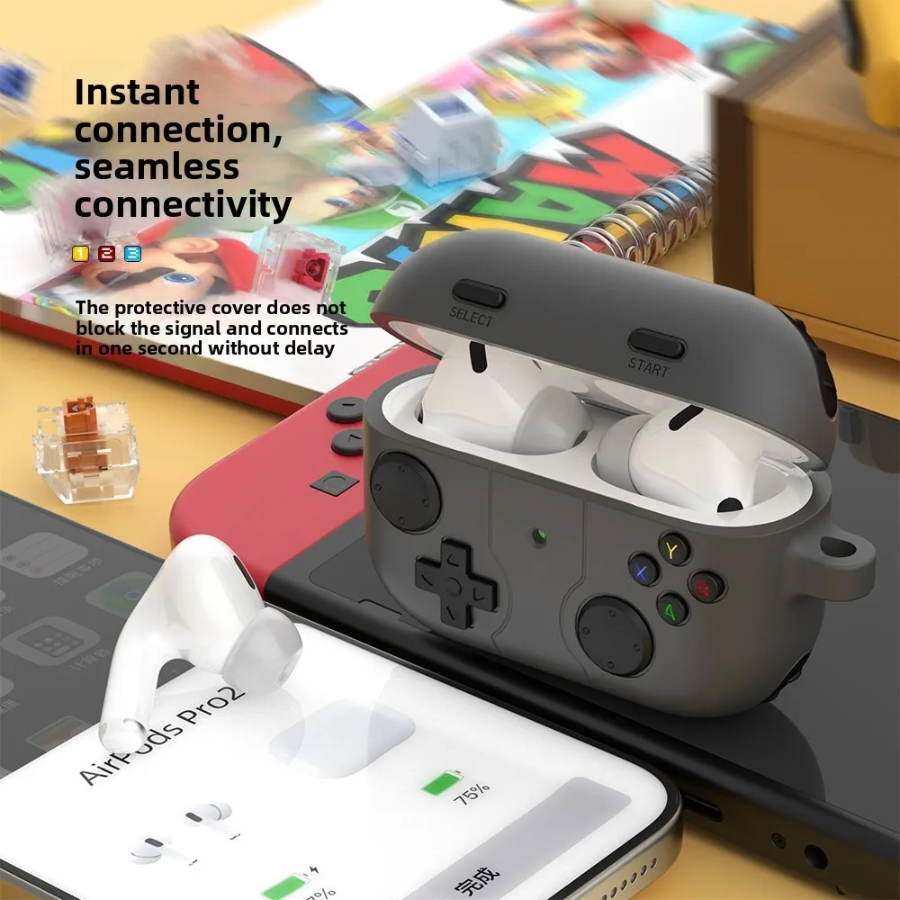 

Suitable for Apple Airpods S4 soft silicone protective case