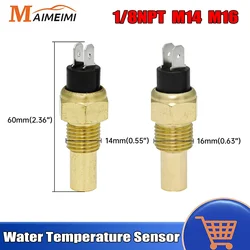 Universale 12 V/24 V Sensore di Temperatura Dell'acqua Mittente 310-22 OHM 1/8NPT M14X1.5 M16X1.5 Per Auto Camion Barca Indicatore di Temperatura Dell'acqua
