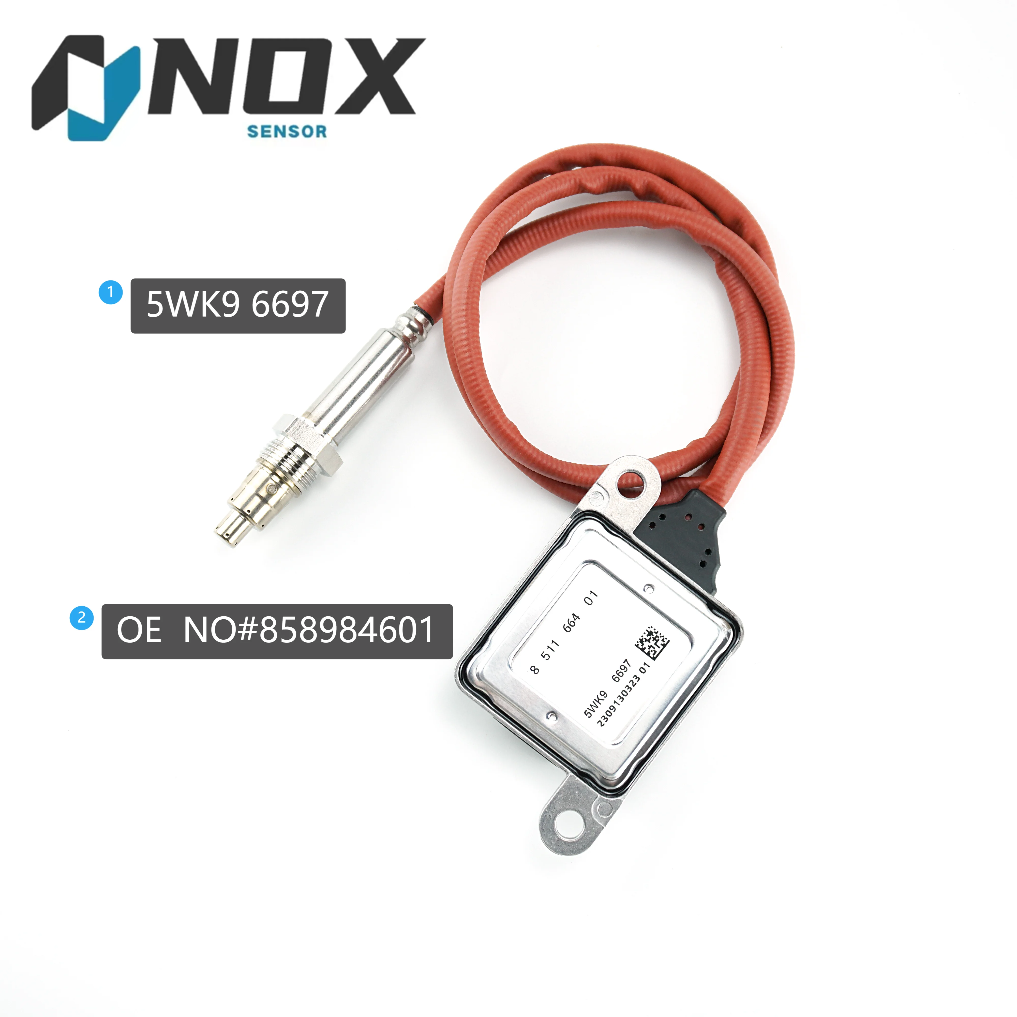 858984601  NOX Sensor 5WK9 6697 Nitrogen Oxide Sensor High Quality for  12V For BMW Series X3 E90 280D 520D F01 F07 F10 F25 F30