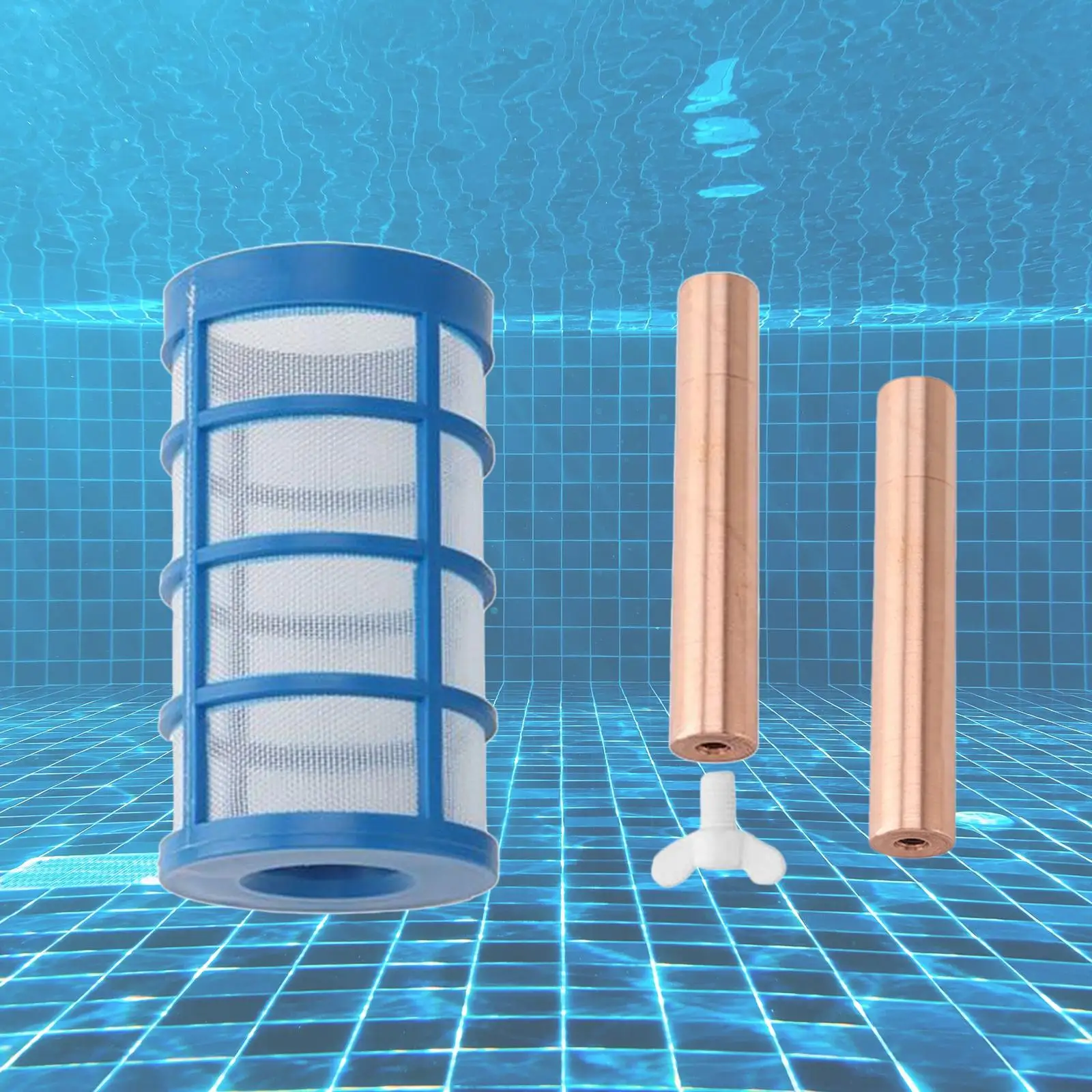 

Solar Copper Anode Pool Clarifier Replacement Parts for Solar