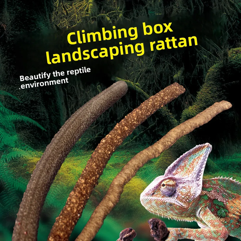 

NOMOY Flexible Artificial Vine for Reptiles - Terrarium Climbing Decor for Snakes, Geckos & Lizards