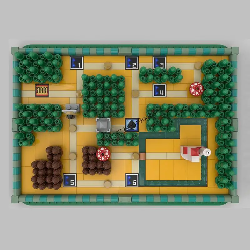 Nouveau 773 pièces jeu film Super Maring série mondiale prairies carte modèle bricolage idées créatives enfant jouet assemblage Puzzle cadeau d'anniversaire