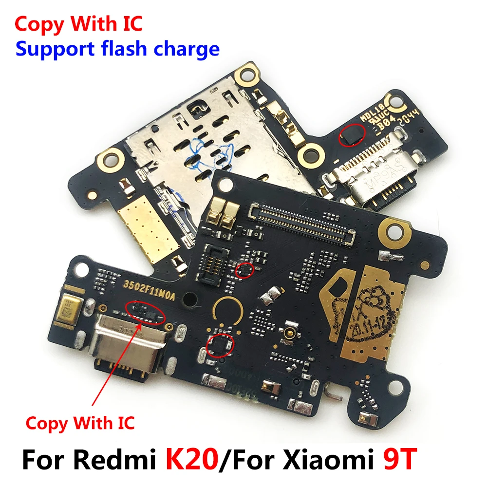 Charger Board Flex For Xiaomi Mi 9T Pro Redmi K20 USB Port Connector Dock Charging Flex Cable