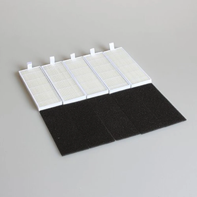 NEW 5Pcs Sponge + 5Pcs Hepa Filter For Replacement Chuwi Ilife A4 Robot Vacuum Cleaner